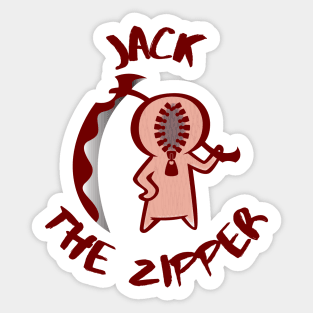 Jack The Zipper Sticker